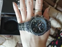 WWOOR Relojes hombres superior de la marca de lujo de negro deporte cronógrafo reloj hombre grande de moda reloj de pulsera de cuarzo Dial reloj Masculino 2021