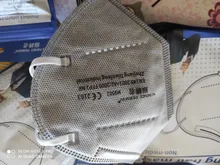 Mascarilla facial FFP2 KN95, máscara de color gris y blanco, 100 unidades