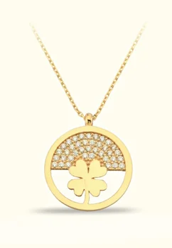 

Clover Gold Necklace 02-390-K1539A