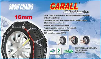 

Snow chains 16mm for SUV 4WD X4 van RV Jeep 4 group 210 CARALL