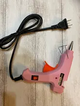 FATCOOL-calentador profesional de alta temperatura, 20W, Pistola de Pegamento Caliente, herramienta de reparación por calor, pistola de calor, Mini pistola azul con gatillo, enchufe para EE. UU. O la UE