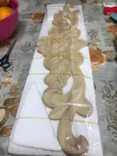Decorative Furniture Figurines-Crafts Appliques-Frame Corner Wood Carved Wall-Door Floral