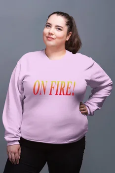 

Angemiel Wear On Fire Pink Women Sweatshirts