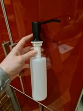 Dispensador de jabón negro para fregadero de cocina, dosificador de jabón de acero inoxidable para baño, prensa manual, accesorios de cocina