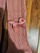 Medias con lazo para niñas, pantalones de algodón, de 1 a 10 años, 8 colores, para Otoño e Invierno