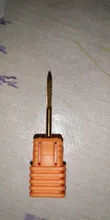 De alta calidad de oro medio 1 Uds bajo uñas poco de clavo archivo taladro poco Salón de Arte de uñas herramientas