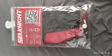 SeaKnight-guantes de pesca deportivos SK03, 1 par/lote, 3 guantes de cuero transpirable de medio dedo, equipo de pesca de neopreno y PU
