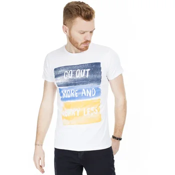 

Buratti Printed Bike Collar T SHİRT 54111