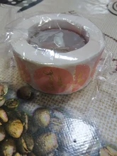 Papel de etiqueta bonito rosa/cada pegatina sellada, paquete de decoración de regalo de Navidad