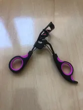 1PC negro-púrpura esmerilado con Clip para pestañas Curl ojo cosméticos maquillaje belleza falso rizador de pestañas Curling pinzas las herramientas