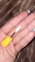 Fresa de cerámica para uñas, diámetro de vástago 2,35 giratorio, herramienta eléctrica para manicura, accesorios para Diseño de Arte de uñas