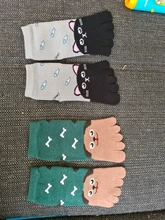 Los niños de dedo calcetines bebé niño niños niñas niños de dibujos animados de animales cinco calcetín con dedos medias, calcetines del dedo del pie 1 pares calcetines del bebé lindo