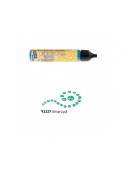 

TEXTILE PAINT EFFECT PEARL EMERALD GREEN