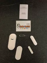 Sensor inteligente de apertura de puerta con Wifi para el hogar, sistema de alarma inalámbrico, detector de puerta, compatible con aplicación Alexa, Google home y Tuya