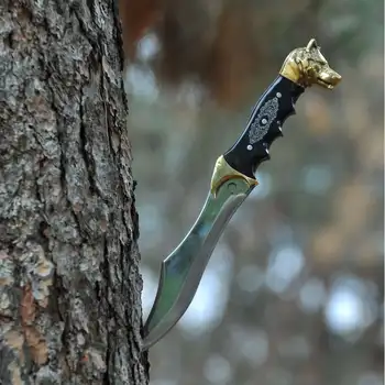 

Wolf Head Knife High Quality Hand Made Sword