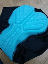 Santic-pantalones cortos con pechera para hombre, para Ciclismo de montaña, acolchados, para verano, talla asiática
