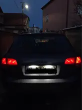 2PC 18 LED luz de placa de matrícula lámpara para Audi A3 S3 A4 S4 B6 A4 S4 B7 A6 C6 S6 Q7 A8 S8 D3 RS4 RS6