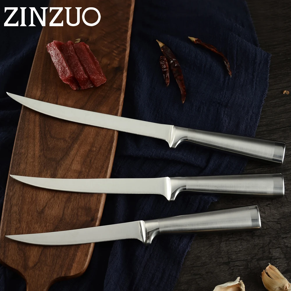 ZINZUO 3Cr13 mov нож из нержавеющей стали для костей острые рыболовные ножи поварские