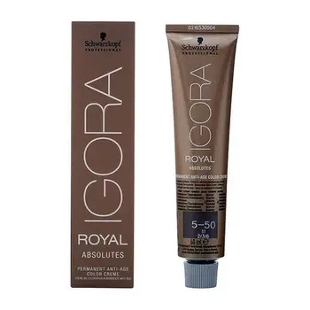 

Permanent Anti-Ageing Dye Igora Royal Absolutes Schwarzkopf Nº 5-50
