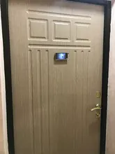 Mirilla de puerta digital con vídeo, cámara de 120 grados con visor y timbre, para puerta exterior con campana y ángulo