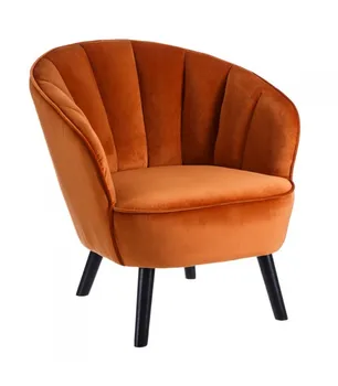 

ARMCHAIR ORANGE WOVEN-WOOD LIVING ROOM 75X78X77 CM