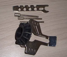 Motosierra accesorio de afilado Rotary herramienta cadena VI sacapuntas archivo adjunto afilador de motosierra adaptador con broca guía la regla GQ