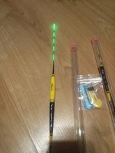 JiuYu-flotador de pesca inteligente, alarma de mordedura, cebo de pescado, luz LED, cambio de Color automático, boya electrónica de noche, conjunto de accesorios