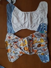 Feliz flauta pañales de tela para niños ajustable húmedo/bolso seco impermeable pañales de bebés ecológicos mochila reutilizable 4 unids/set