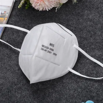

4PCS N95 Respirators 3 Layer Carbon Filter Reusable Mouth Face Mask High Protection Protective Mask CE FDA Certification FFP2