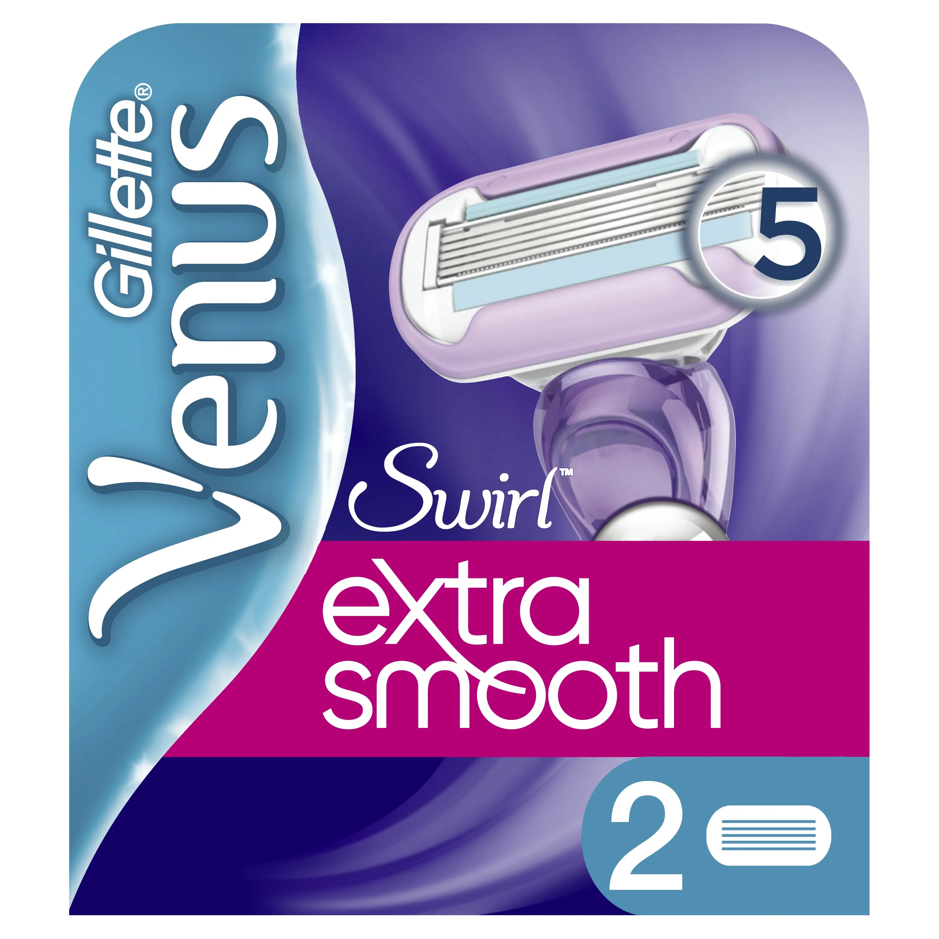Venus Extra Smooth Swirl Сменные Кассеты 2 шт. | Красота и здоровье