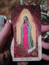 Cartas de Tarot de Santa Muerte, cartas de Tarot, juego de cartas de oráculo