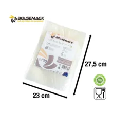 Рельефные вакуумные пакеты 230x275 мм(100 единиц) он работает с большинством внешних вакуумных герметиков машин