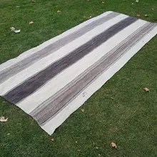 Винтажный Английский Плоский ковер 4'8'' X 10'12''/143X335 см