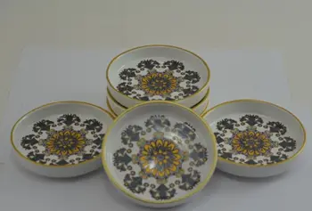 

(SET OF 6) Gift set Authentic Turkish Porcelain Tea Saucer