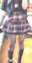 Sweetown-faldas góticas con cordones para mujer, Falda plisada de encaje a cuadros, estilo Punk oscuro, ropa de estética para chica, Y2K, Raya Rosa