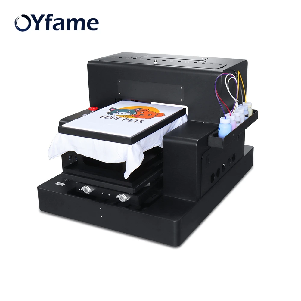 Планшетный принтер OYfame A3 DTG многофункциональный для футболок печатная машина a3 с