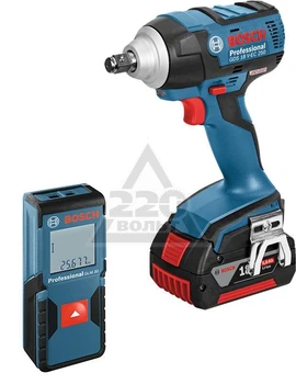 

Set BOSCH battery Wrench GDS 18 V-EC 250 0.601.9D8.