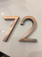 Placa gris moderna de 58mm para el número de la puerta del Hotel, pegatina de dígitos, letrero de placa de plástico ABS, 0123456789