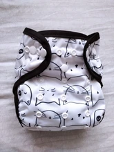 [Simfamily]-cubierta de pañal de tela ajustable lavable, doble fuelle, PUL, traje con pañal de bebé de 3 a 15kg, 1 ud.