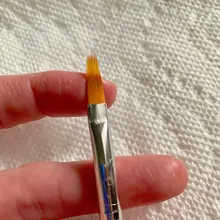 Uds.-pinceles de pintura gradiente para manicura, accesorios para manicura GL285, para dibujar, nailon degradado, acrílico, Gel UV DE MANICURA