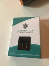 Towode-cerradura de puerta recargable por USB, candado inteligente con huella digital, desbloqueo rápido, Chip de Metal de aleación de Zinc, autodesarrollo, 1/2 Uds.