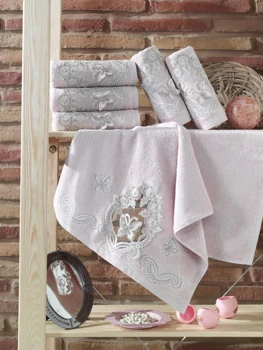 

HAVLU BAMBU NAKIŞLI GÜPÜRLÜ İNCİLİ ÖZEL HAVLU YÜKSEK KALİTELİ HAVLU RENK:PUDRA (AÇIK PEMBE) MODEL KELEBEK 1 KUTU:6 ADET