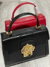 LA FESTIN-Bolso de mano con cierre de serpiente para mujer, bandolera de cuero dividido, de marca de lujo, 2020