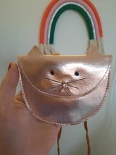 Bolso de mensajero pequeño para niños y niñas, monedero de gatos, Mini bolso de hombro, pequeño