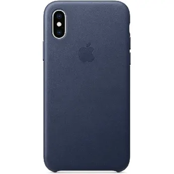 

Leather case apple leather case for iPhone Xs Max color (midnight blue) dark blue mrwu2zm/A