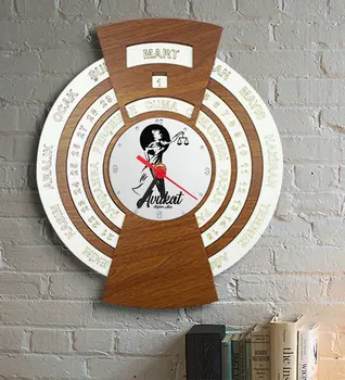 

Personalized Attorney Themed Infinite Maya Calendar Wall Clock-15