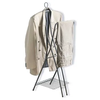 

Clothes stand for bedroom. Metallic. Folding. An accessory very practical to place the clothes. White