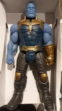 Figuras de acción de superhéroes, vengadores, Thanos, Black Panther, Capitán América, Thor, Iron Man, Spiderman, Hulkbuster, Hulk, 12 , 30cm