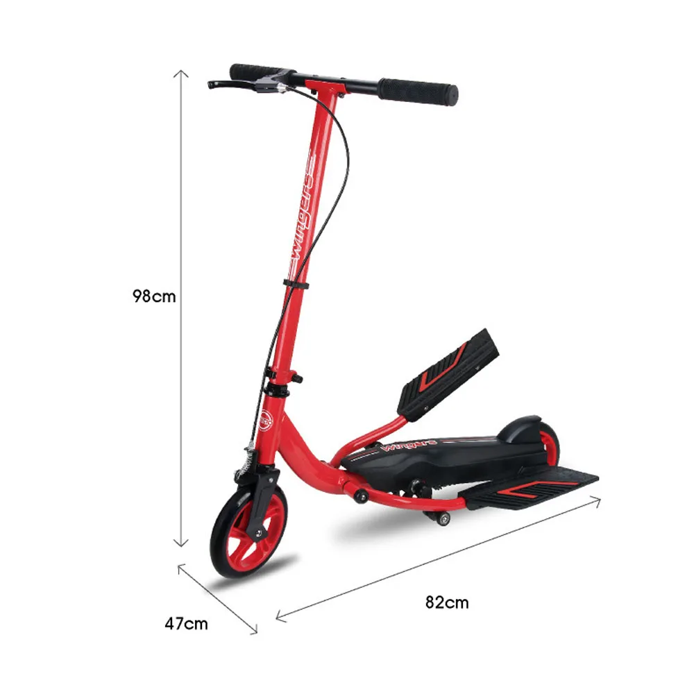 Надувное резиновое колесо Kick Scooter Подростковый Педальный скутер тренировочный