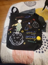 YXZ nuevo patrón de Principito bolsas de lona estilo japonés pequeño arte fresco bolso de hombro para las mujeres bolsas de compras Ins bolsa grande de Estudiante